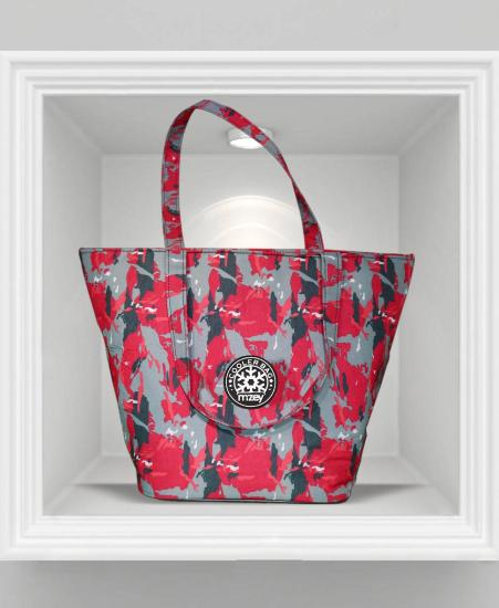 バッグ Mirei MİZEY MAVİ YILAN DERİSİ DESENLİ COOLERBAG (SOĞUTUCU SIRT ÇANTASI